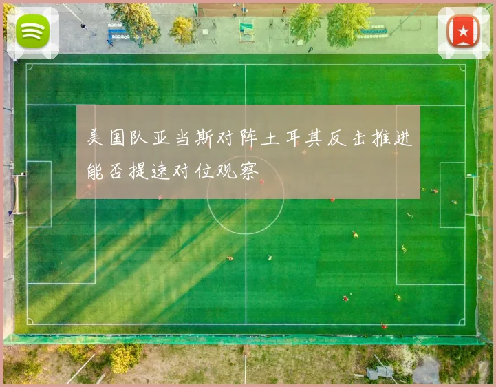美国队亚当斯对阵土耳其反击推进能否提速对位观察